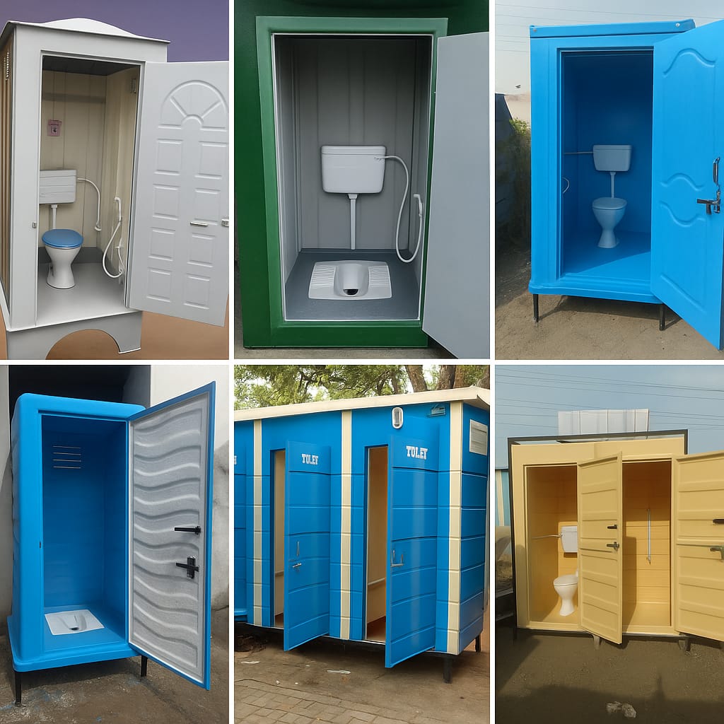 FRP Toilet Cabin – Durable & Hygienic Portable Sanitation